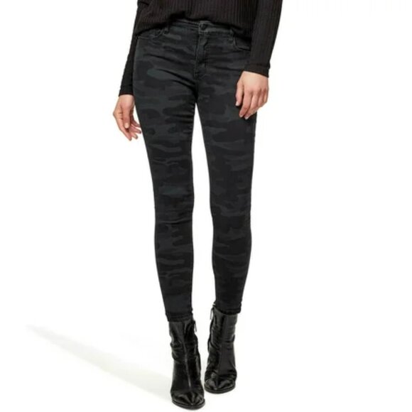 NEW Social Standard by Sanctuary Ladies Skinny Ankle Jeans Camo Size 8 - Picture 1 of 8